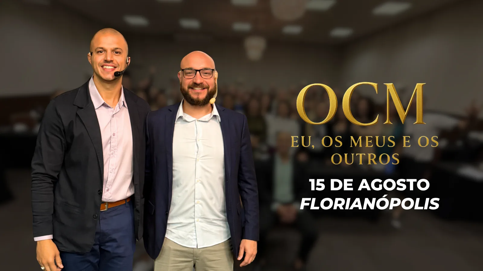 Evento presencial de desenvolvimento humano em grupo.